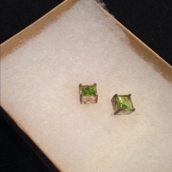 Sterling and citrine earrings - Picture 2 of 3